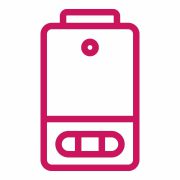 gas water heater icon outline style vector